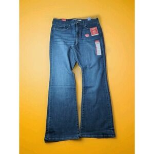 Levis Signature Mid Rise Bootcut Soft Stretch Nwt 14S Denim Blue